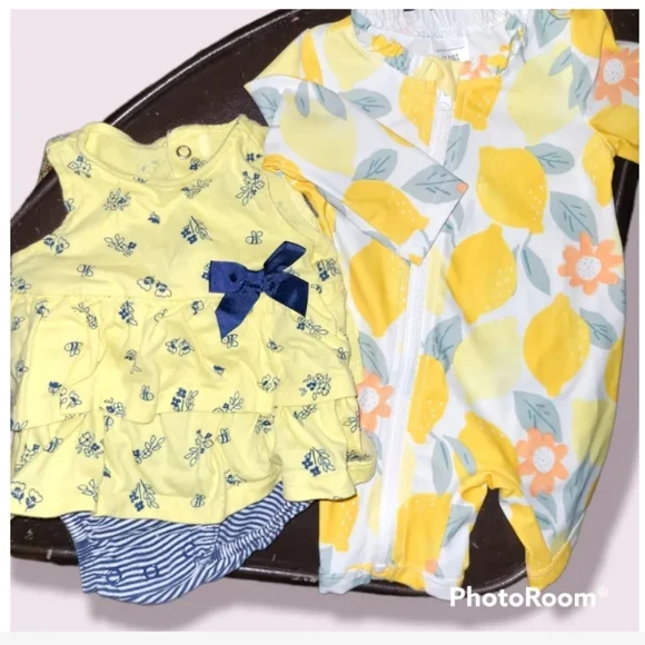 Baby Girl Clothes Bundle 3 Months Lemons and Daisy's - Picture 1 of 2